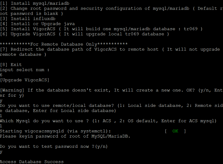 a screenshot of Linux CLI