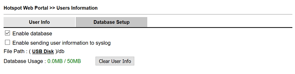 скриншот базы данных точек доступа