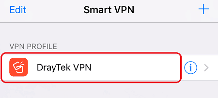 скриншот приложения SmartVPN для iOS