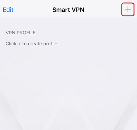 скриншот списка профилей iOS SmartVPN