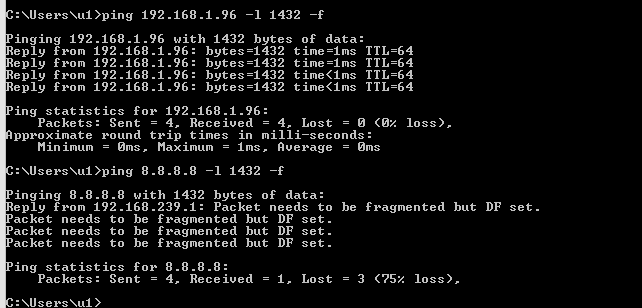 a screenshot of Windows command prompt