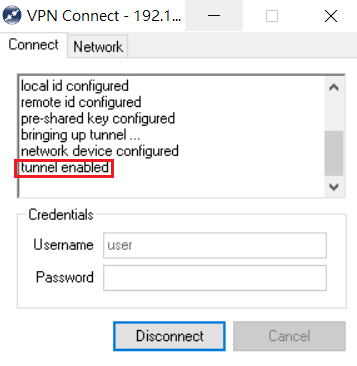скриншот VPN Connect