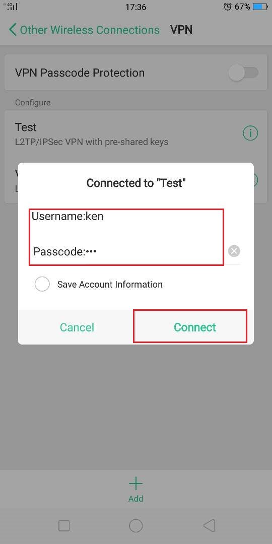 скриншот добавления VPN на телефон Android 